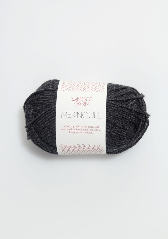 1055 Mørk gråmelert